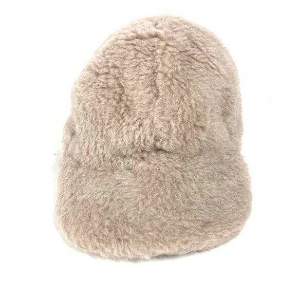 MAX MARA Fur Moko Moko Teddy hat cap baseball cap wool / silk Beige main image 7